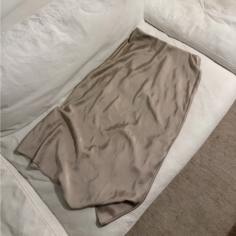 Zara satin skirt